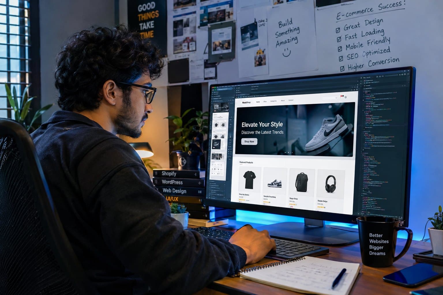 Cover image for I will build a professional ecommerce website for your business .Contact me.