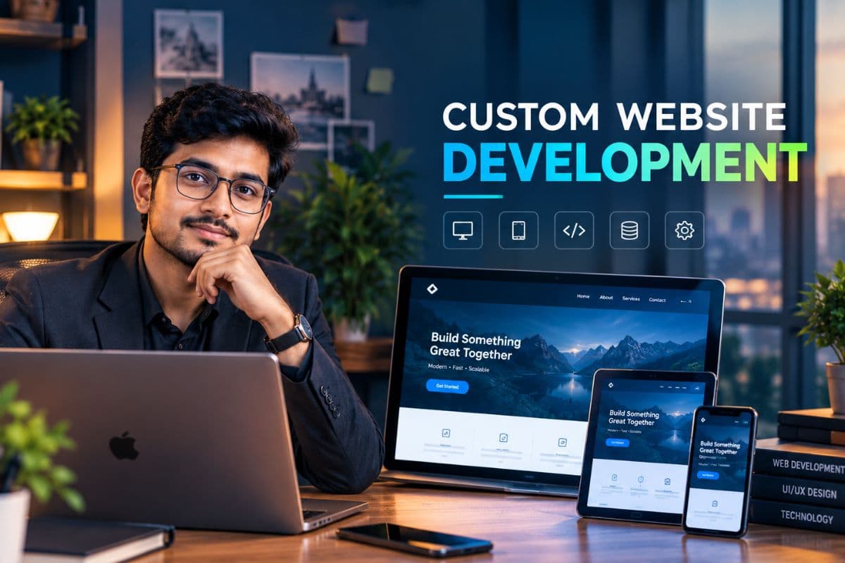 Cover image for I will build a custom responsive website or web application